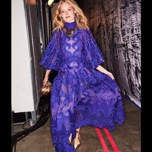 IN SEARCH OF - Zimmermann Brightside Embroidered BLUE gown in size 2 or 3!